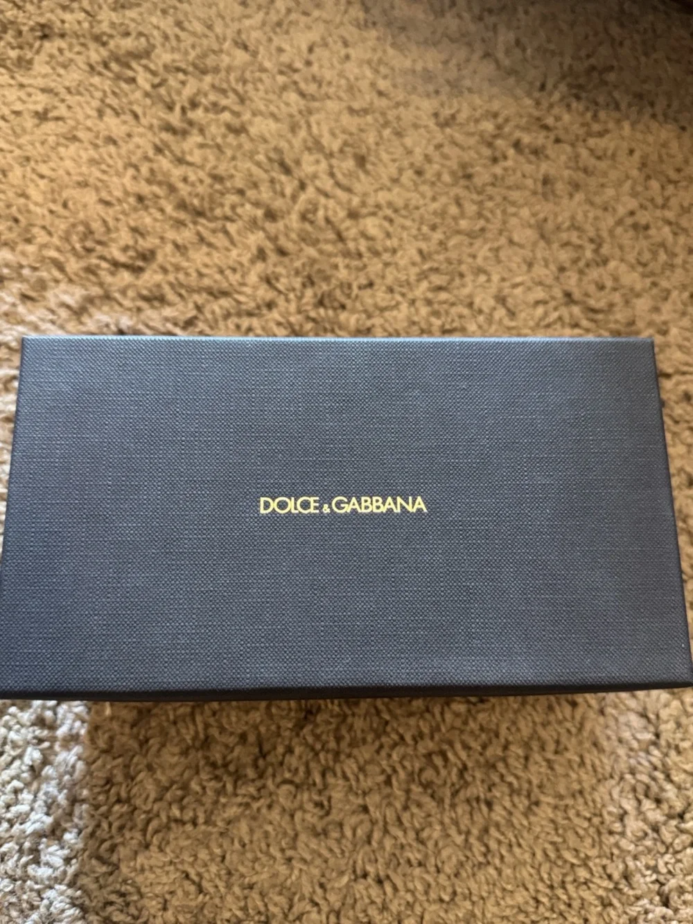 Never Worn Dolce & Gabbana Black Luxury sunglasses with tags and Box